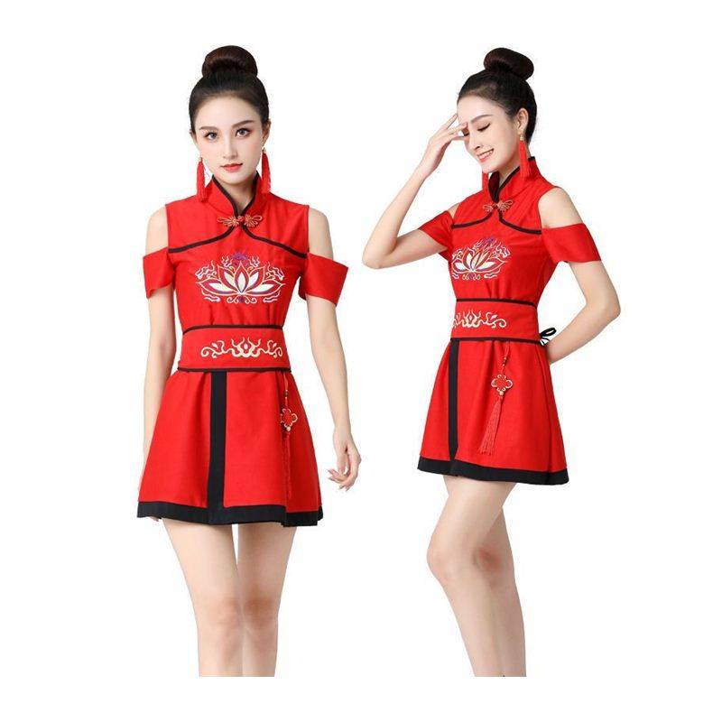 Douyin, the same new year Chinese style, Chinese style jue Ishi dance modern dance performance stage play drum pull pull team annual meeting