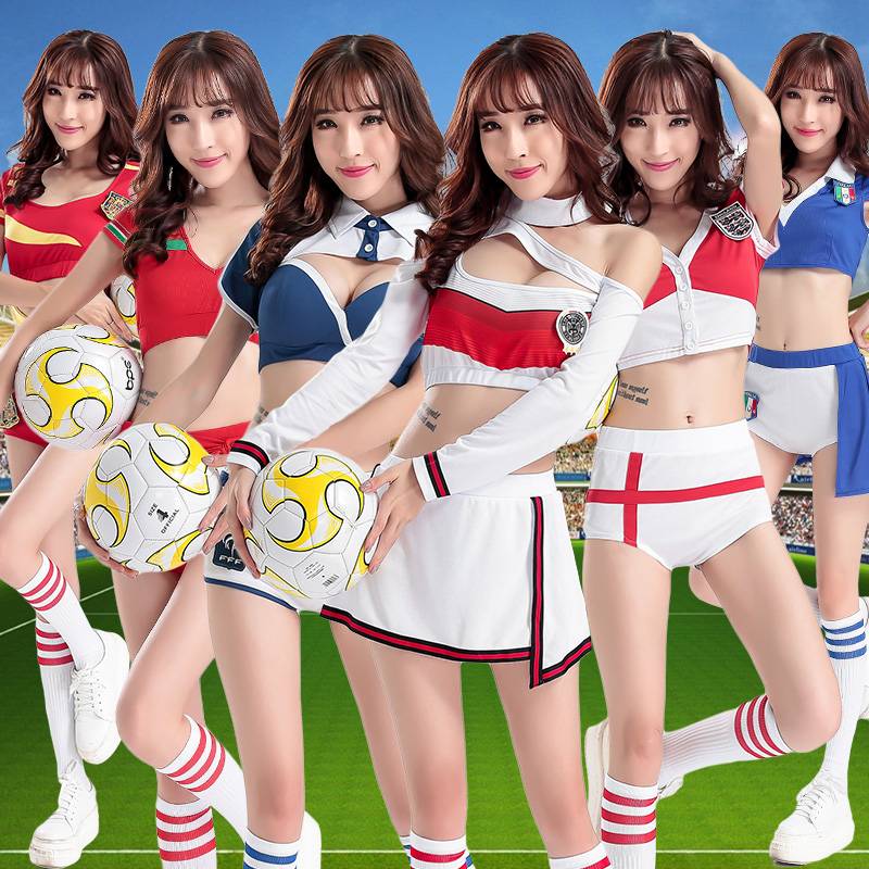 2024 World Football Baby Cup cheerleading sexy female jersey European uniform DS laala performance service