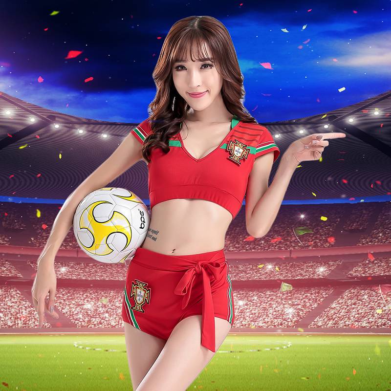 2024 World Football Baby Cup cheerleading sexy female jersey European uniform DS laala performance service