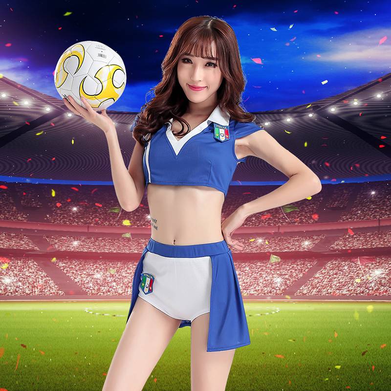 2024 World Football Baby Cup cheerleading sexy female jersey European uniform DS laala performance service