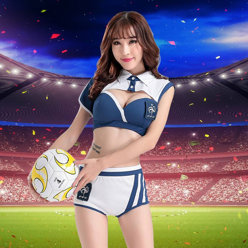 2024 World Football Baby Cup cheerleading sexy female jersey European uniform DS laala performance service