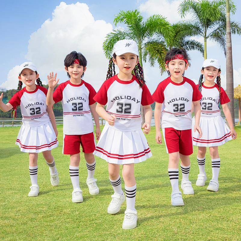 Liuyi Children's La La Team Fuck Performance Services Kindergarten Cotton Cotton Set 1 Primary School Games Performance Service