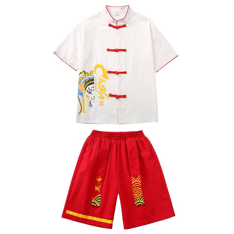 Children's Children's Chinese Wind Street Dance Surgery Substitute Hanfu Martial Arts Student La La Team Performance Opening Performance Services