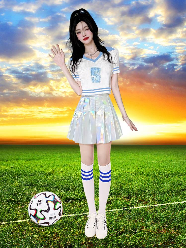 Adult cheerleader performance service Korean female group cheerleading beauty fucking beautiful La team performance clothing team service