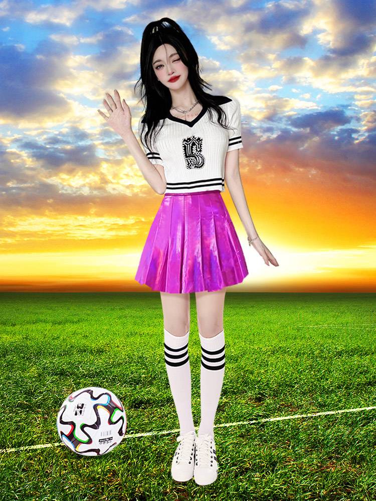 Adult cheerleader performance service Korean female group cheerleading beauty fucking beautiful La team performance clothing team service