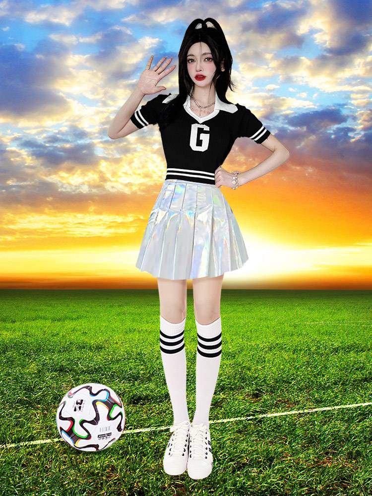 Adult cheerleader performance service Korean female group cheerleading beauty fucking beautiful La team performance clothing team service