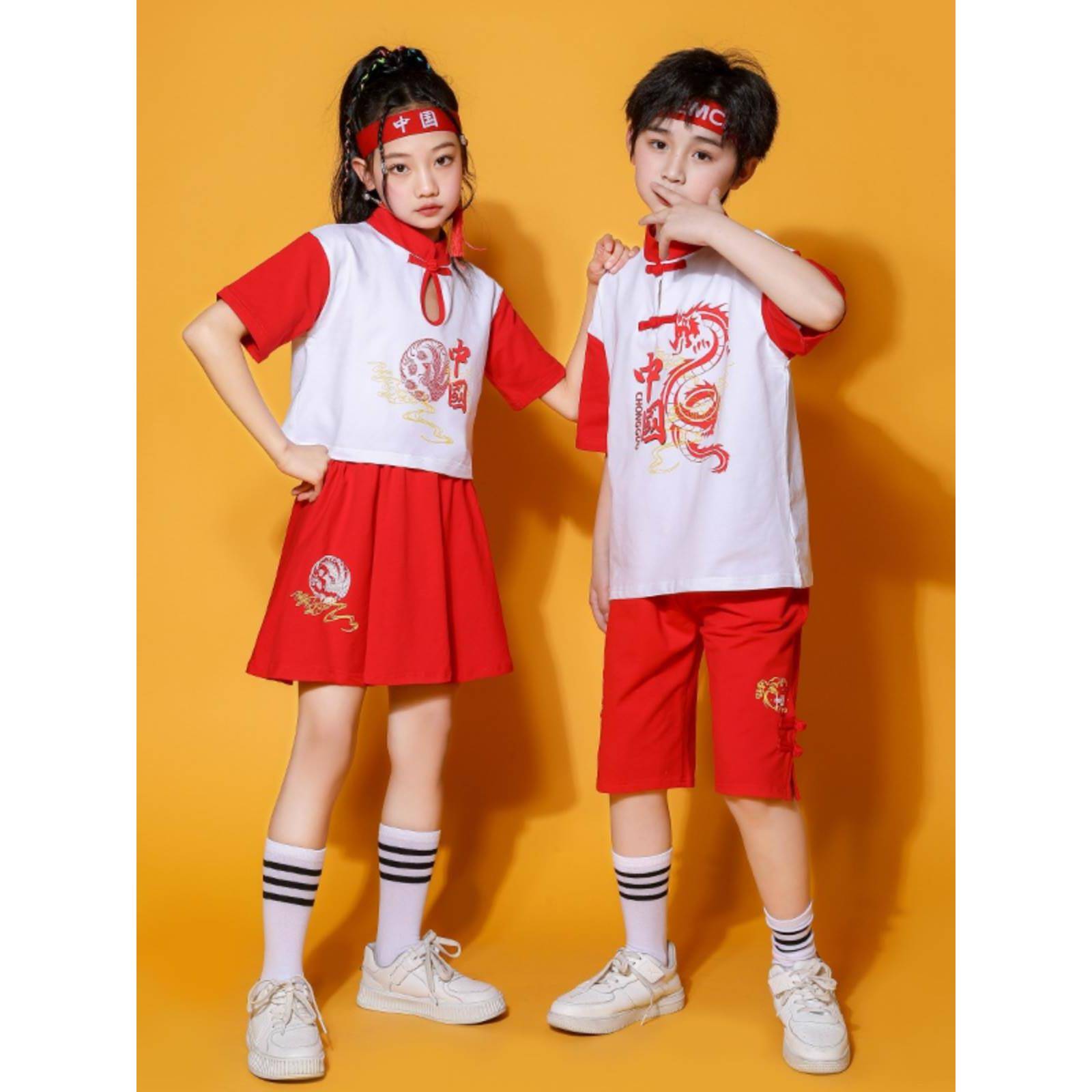 June 1st Summer Performance Service Chinese Wind Kindergarten La La Ran Dance Server elementary school student class service cheerleader performance service