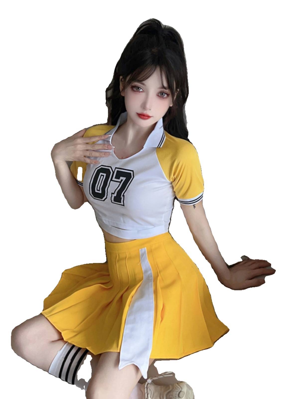 College Student Football Baby Performance Server La La Raom Fuck Fuck Korean Women's Team Jazz Dance Setsuit