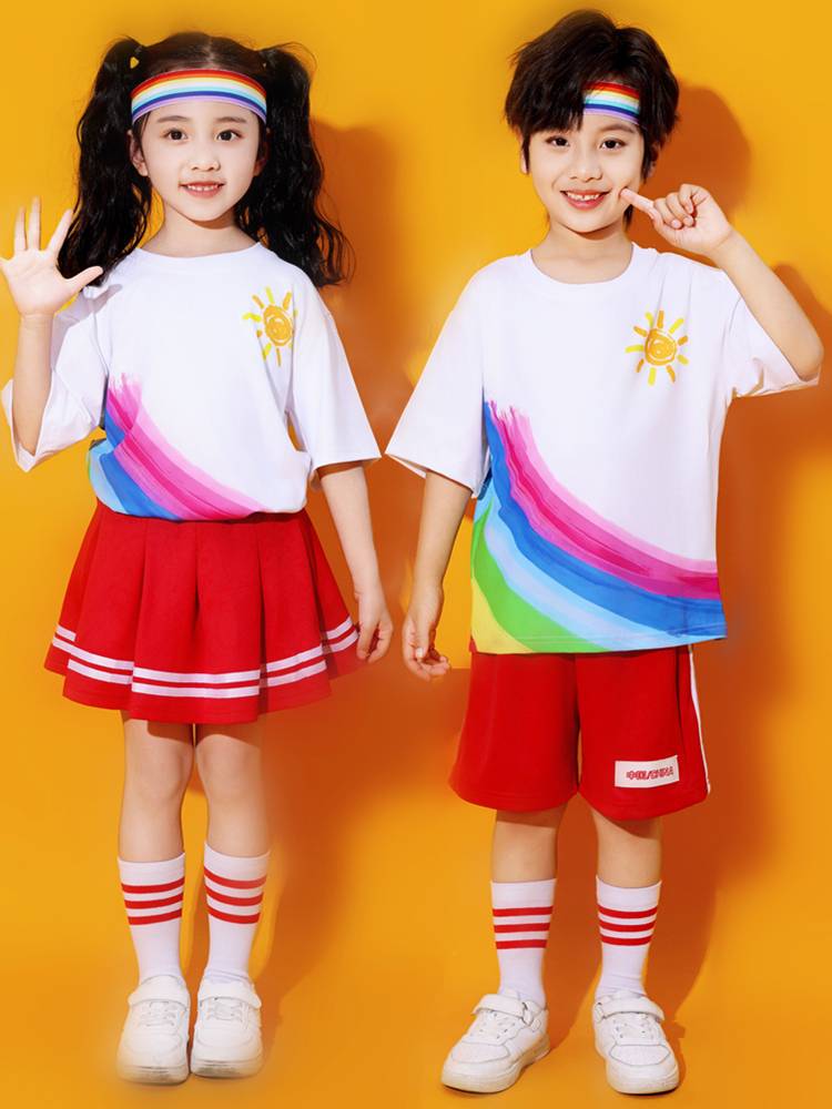 Children's Children's La La Team Performance Service Primary School Games Class Server Kindergarten Lala Fuck Dance Performance Clothing