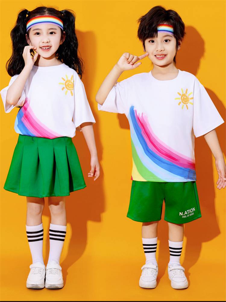 Children's Children's La La Team Performance Service Primary School Games Class Server Kindergarten Lala Fuck Dance Performance Clothing
