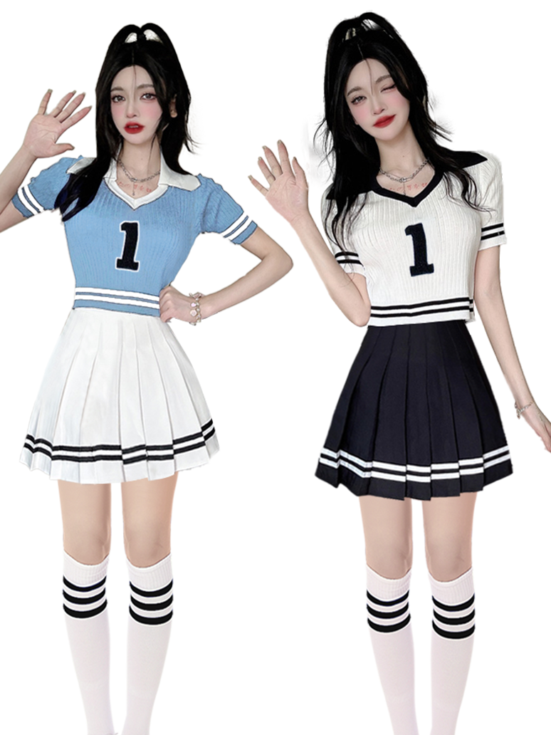 Cheerleader performance service female adult Lara team performance class service high school students competition clothing