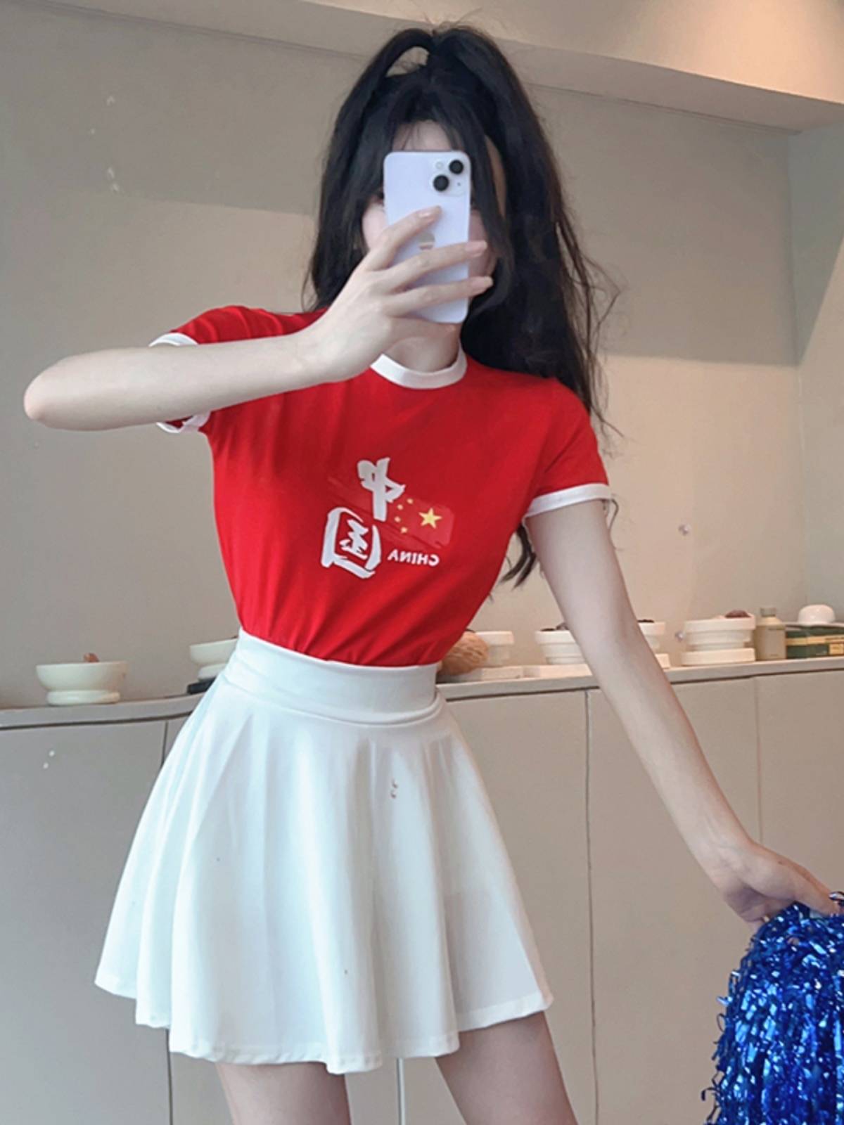 La La team clothing Girls' Generation Sexy Student Football Baby Campus Games La La Ran Group Performance Service