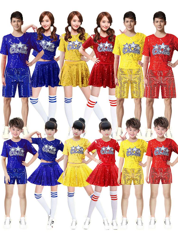 Adult Sequenant Jazz Performance Fun Hip -Hop Street Dance Set La La La La La La La Xuexu Modern Dance Men and Women