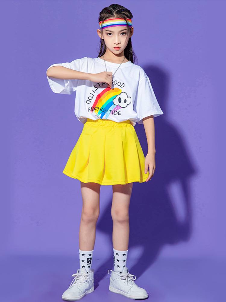 Children La La Team Performance Clothing Hip Hop Hip -Hop Jazz Dance Set Set Gymnasium Set Set Set