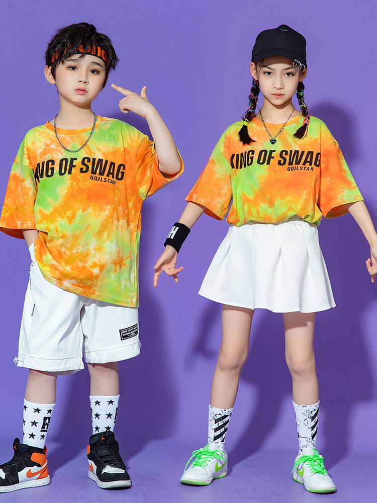 Children La La team hip -hop performance service men and girls jazz jazz dance service elementary school games