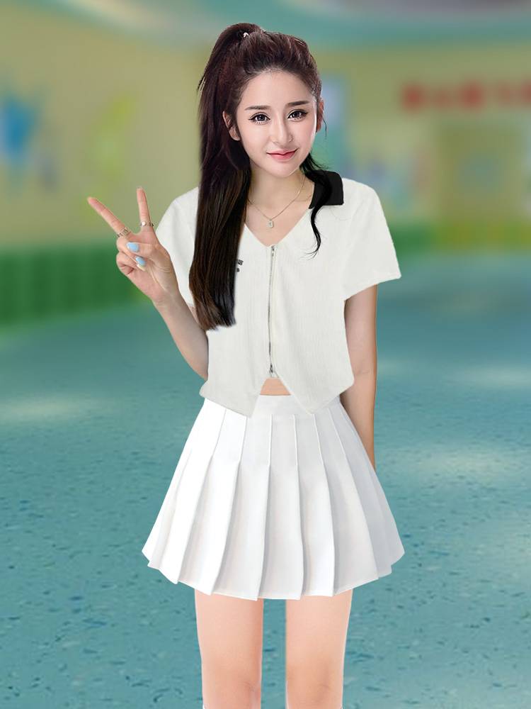 Student Games La La team set women's group modern jazz dance cheerleading clothing Korean version of the song performance service
