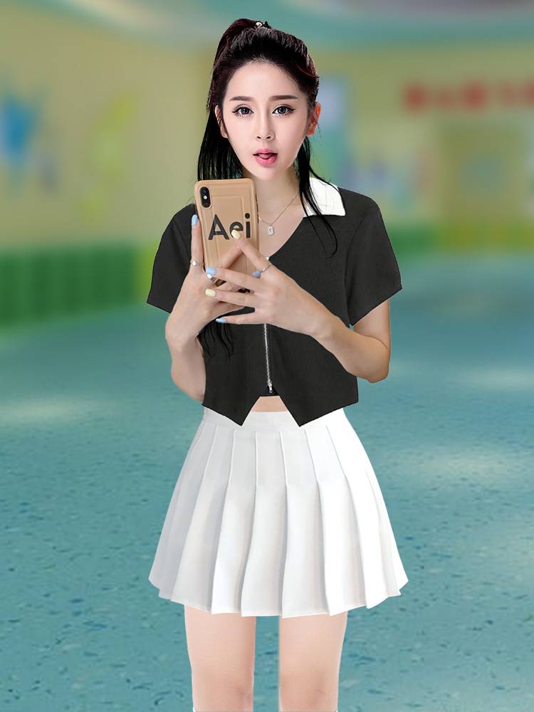 Student Games La La team set women's group modern jazz dance cheerleading clothing Korean version of the song performance service