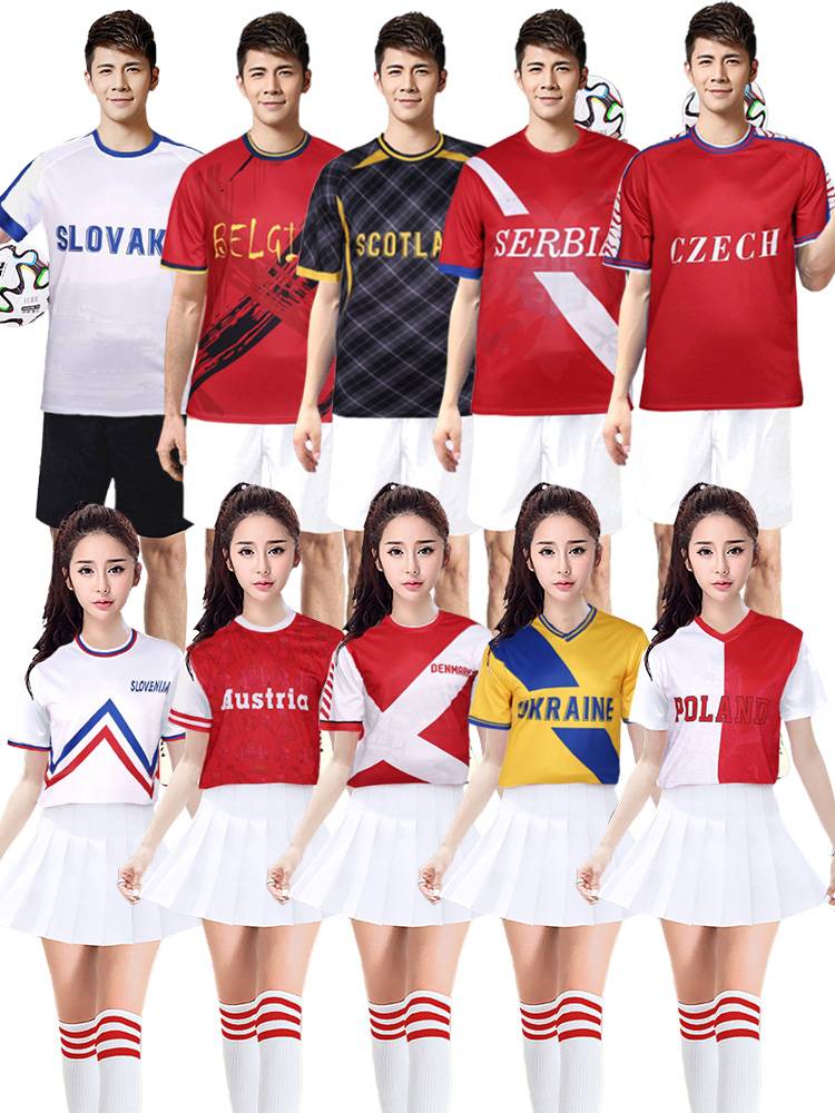 2024 new European Football Baby Cup cheerleader performance, cheer cheerful cheerleading performance clothing female