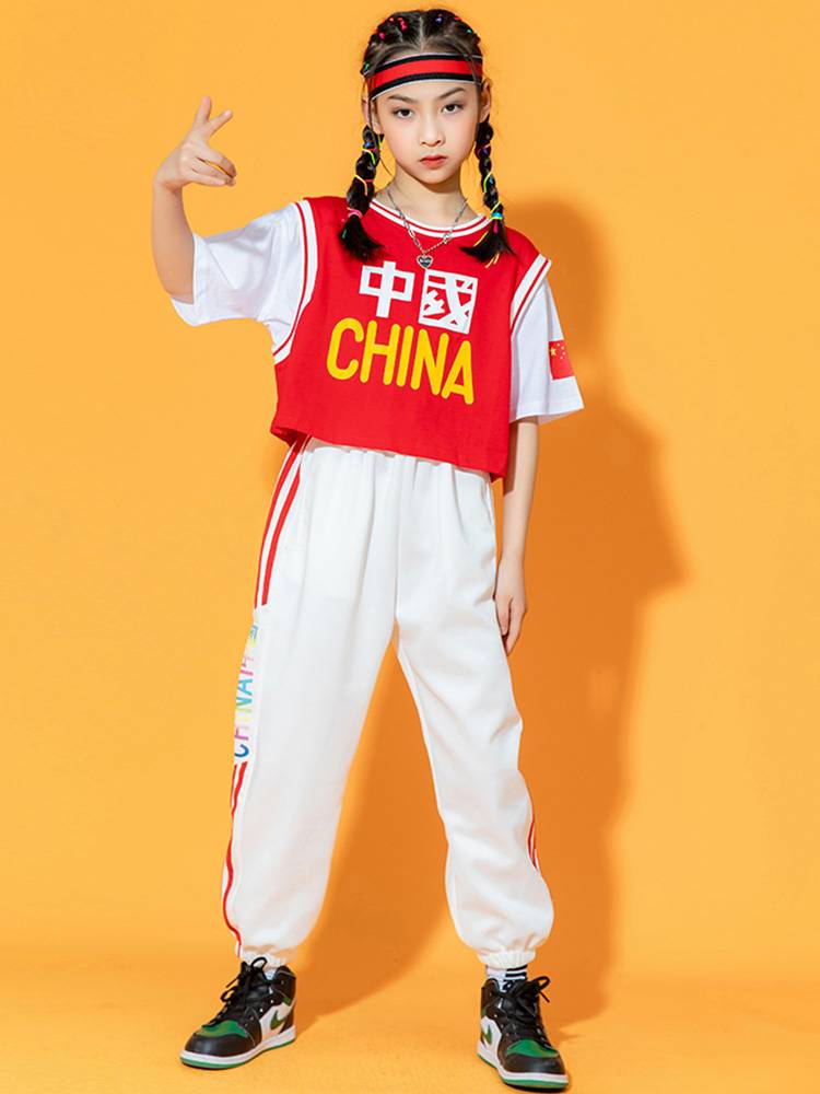 Children's cheerleader clothing La la la la fucking elementary school games chorus class service kindergarten jazz dance watch show
