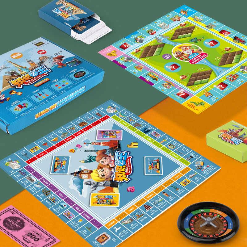Children's Edition Strong Hands Knowledge Tycoon Game Adult Adult Board Deluxe Edition Luxury Puzzle Interactive Chess Card