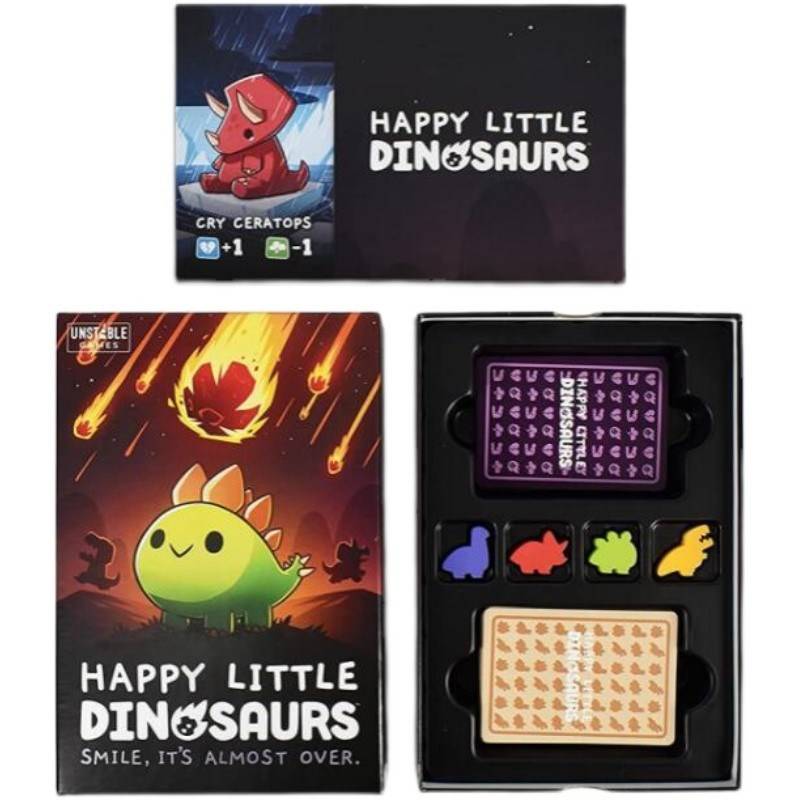 Happy Little DINOSAURS English Happy Little Dinosaurs Strategy Leisure Board Board Card
