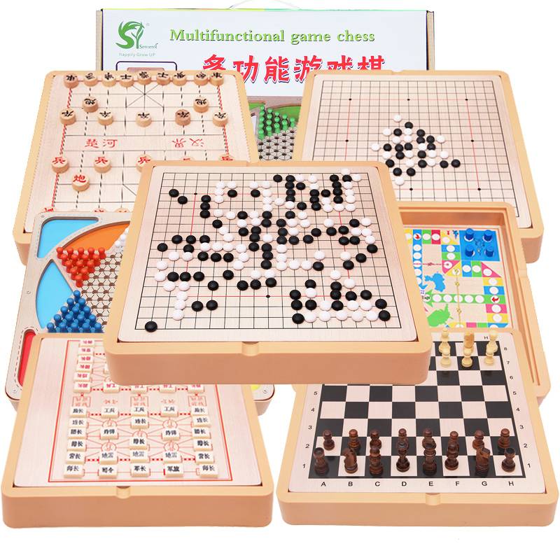 Go Chinese Chess Military Chess Puppets Play Children Chess Student Beginner International Chess Puzzle Chess