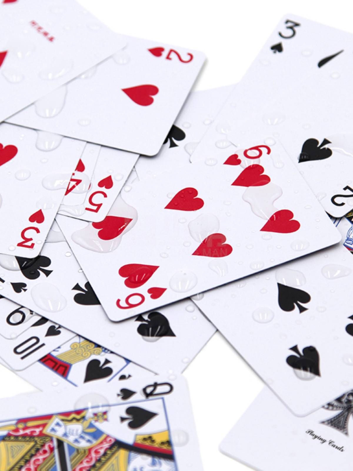 Plastic poker PVC waterproof cloth prevention skating Chu Chu Win blue and white porcelain, a 10 pair of hotel chess and card room