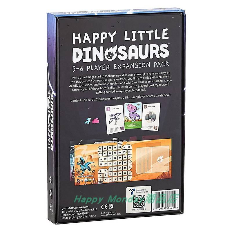 Happy Little DINOSAURS English Happy Little Dinosaurs Strategy Leisure Board Board Card