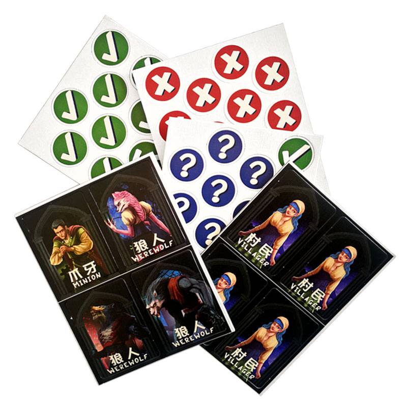 Board game werewolf Mantra Game WEREWORDS multiplayer desktop guess vocabulary push and leisure party card