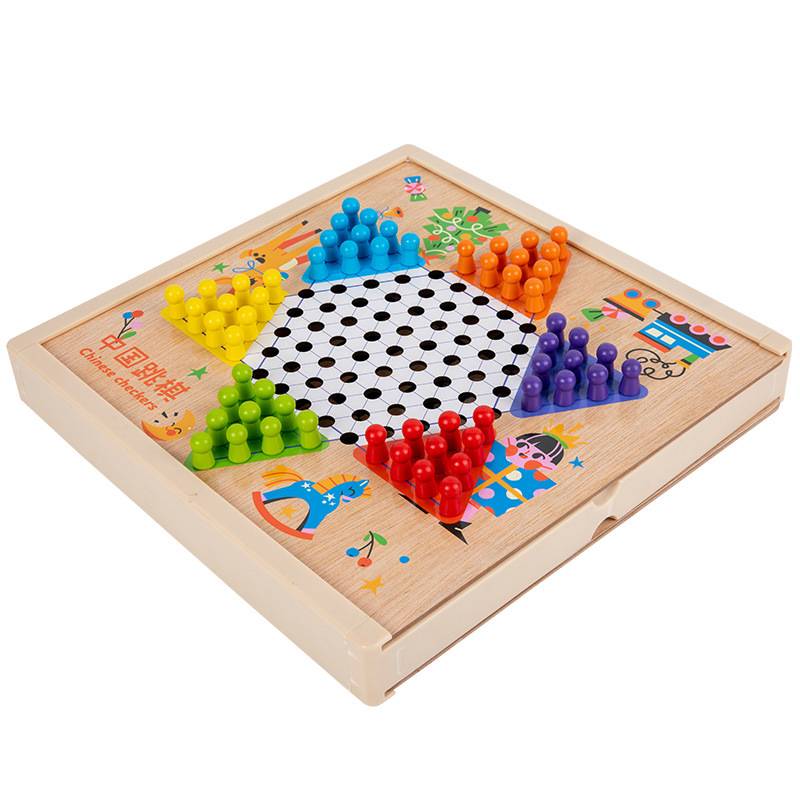 Flying Chess Five Chessers Children ' s Early Lessons for Toys Multi-Function Game Board of Chessers
