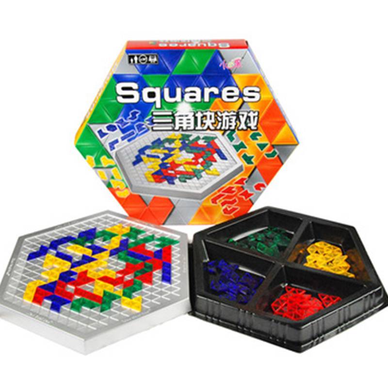 Gladiar chess 2-4 people version of the square gaming Russian cube desktop intellectual chess and card puzzle toys