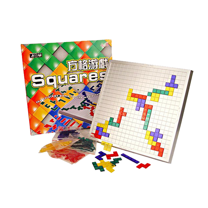 Gladiar chess 2-4 people version of the square gaming Russian cube desktop intellectual chess and card puzzle toys