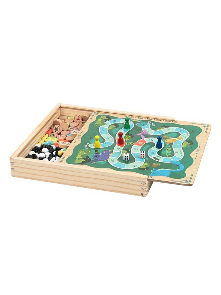 Flying Chess Five Chess checkers, multi-purpose Chess Board interactive table games, one large full set of chess