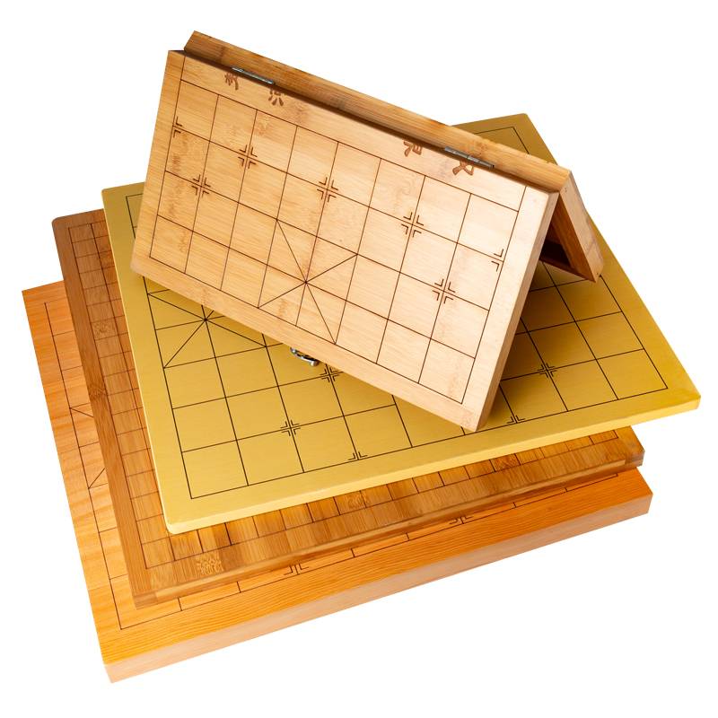 Double -sided two -sided chessboard Go board, chessboard 19, 13 Road Wooden Disk Nannan Bamboo Plate New Anti Folding Board