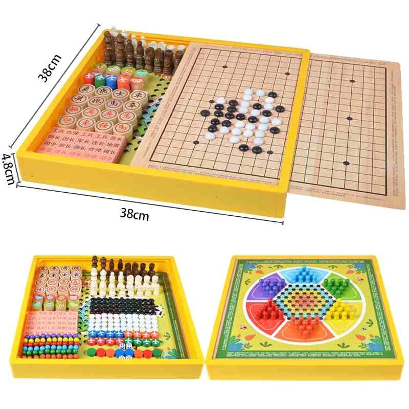 Wuzi Chess Flying Chess Chess Play Beast Multifunctional Chess Board Children's Board Board Interactive Puzzle Toys