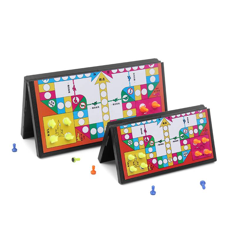 Flying chess large foldable magnetic chess children children student game chess portable interactive board games chess beast chess