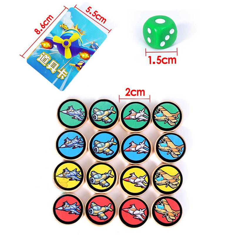 Crazy flying chess children's card board game adult casual party chess and card family parent -child puzzle desktop game