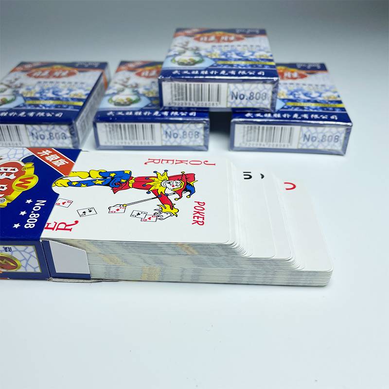 Poker high -end high -end 10 paos of blue and white porcelain thickened and hard, cheap card fighting land main business super chess card room dedicated card