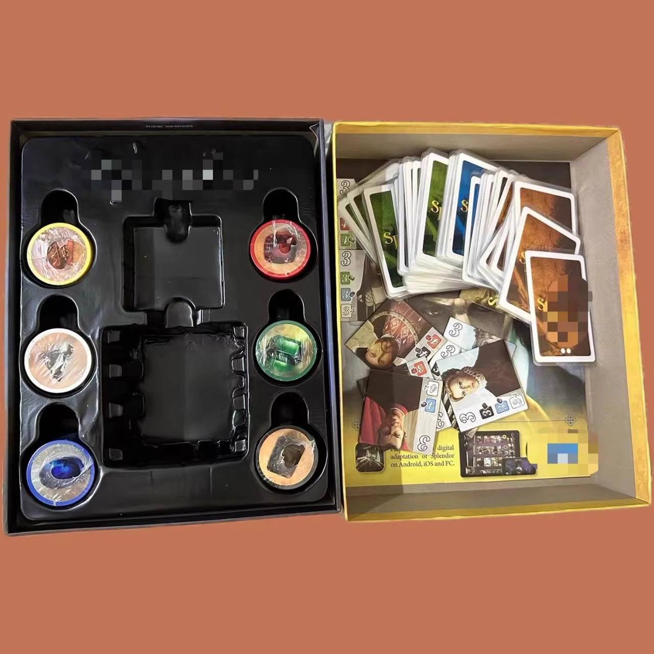 Bright English gemstone board game businessman SplendO Board Game Casual gathering chess and card city expansion