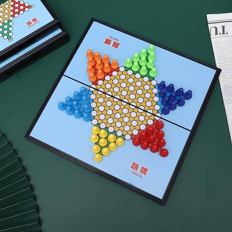 Scholars Interactive Board Black Board Black and White Chess Games Large Portable Battle of Primary School Students
