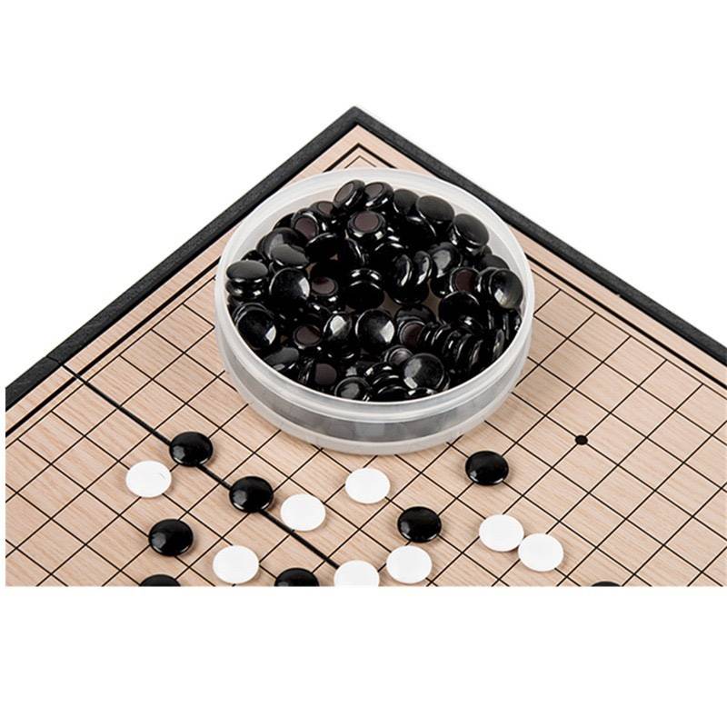 Magnetic Go folding chessboard Portable Wuzi Chess Child Puzzle Beginning Magnet Black and White Polk Set Magnetic