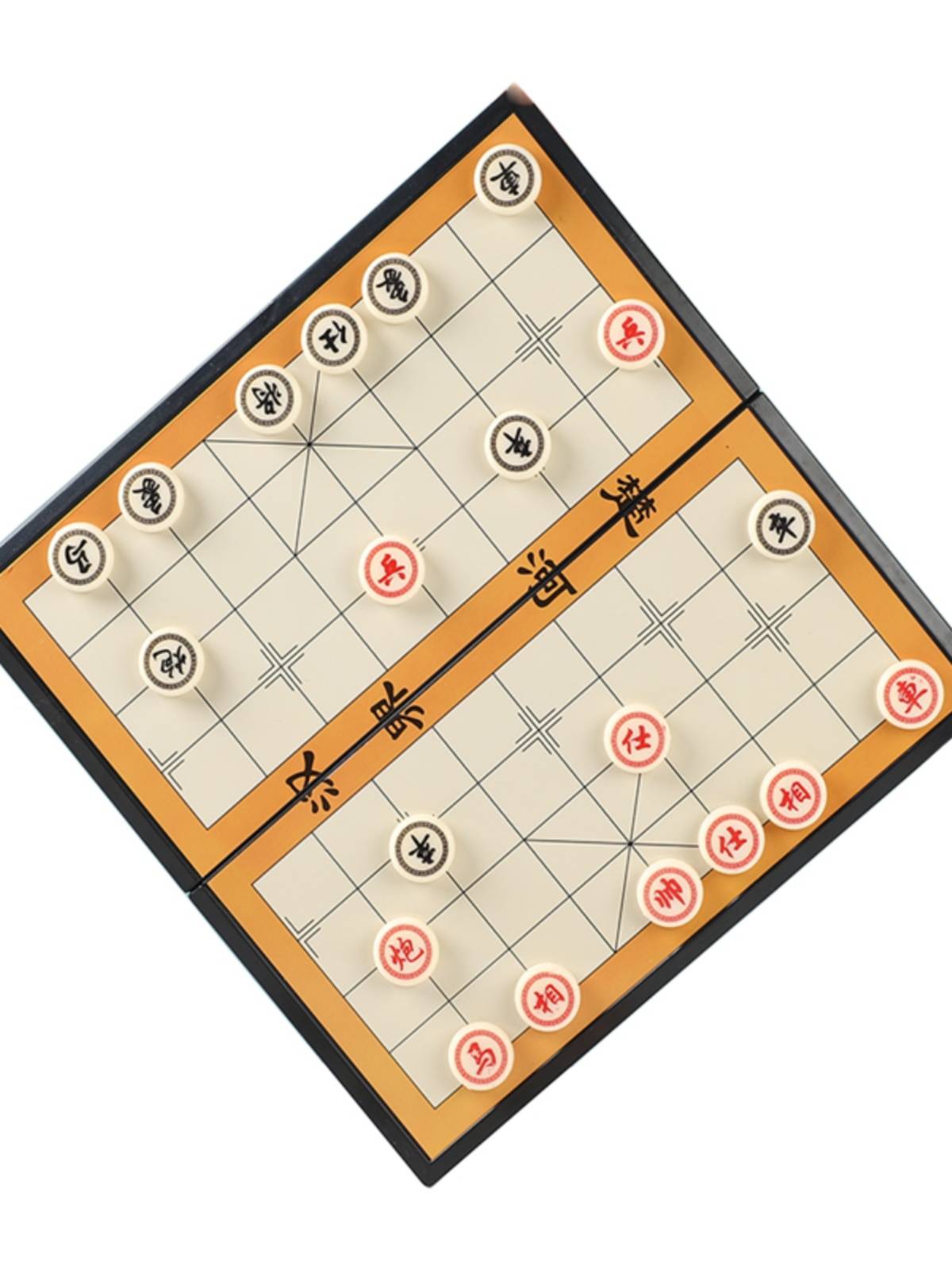 Magnetic Chinese Chess Portable Children's Beginning Magnetic Folding Bring Chess Disk Student Getting Started Tutorial Large
