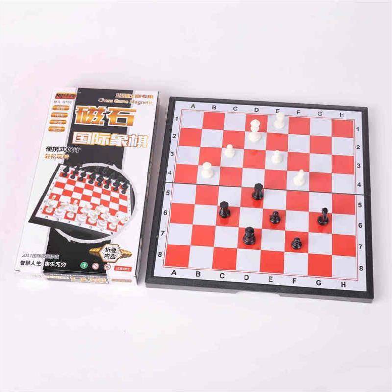 Special chess and card toys Portable interaction Battle Battle Battle Style Primary School Student Five Popularity Parallel Scholars Folding Five Son Chess