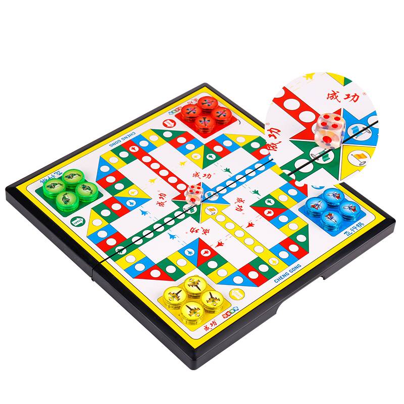 Magnetic folding flying chess adult small parent -child children's puzzle portable magnetic checked Chinese chess and Go