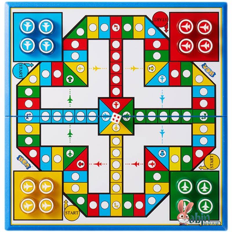 Flying chess magnets can fold a multi-purpose toy for children between the ages of 6 and 12