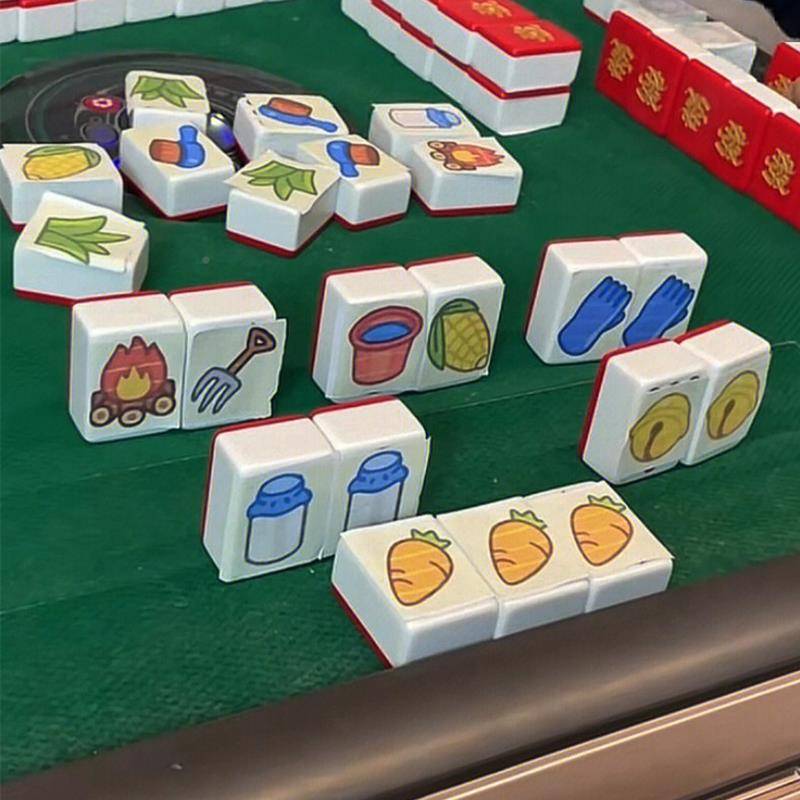 Sheep, sheep, a table card card card card, Mahjong sticker, toy chess/its mahjong eliminating tourism