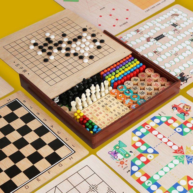 Wuzi Chess Play Children Chess Flying Chess Multi -Functional Game Gwu Main Beast Adult Student Puzzle Toys