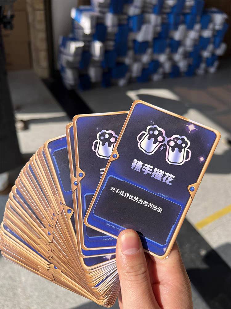 Drinking PVC waterproof gold shovel card chess and card game 54 Genting game Hailikz wine table poker card