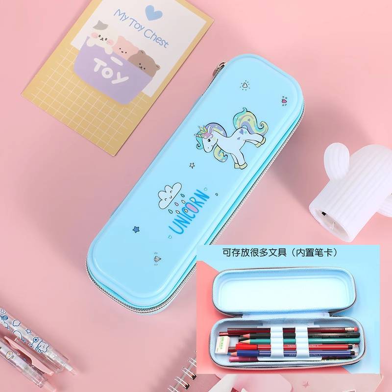 Unicorn Blue Stationery Box