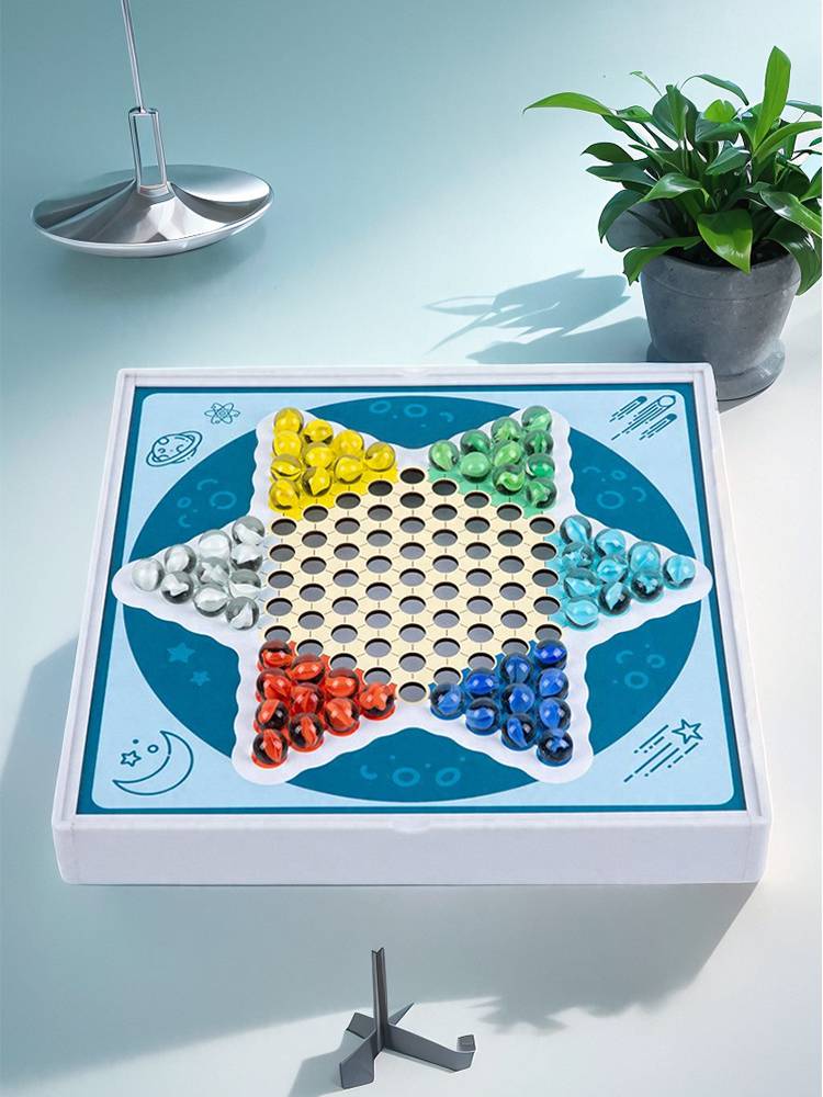 Flying chess checked multi -function game chess wooden fifth son chess fighting beast adult children student student puzzle toys